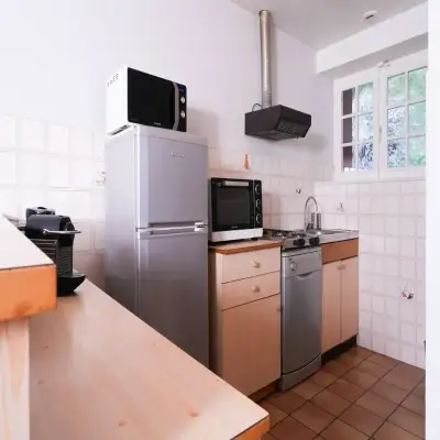 Cuisine équipée du gîte