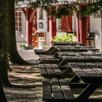 Vue générale du restaurant et du gîte Irati